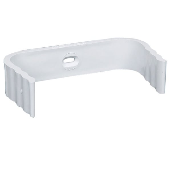 Amerimax Home Products Amerimax 1 in. H X 7 in. W X 8 in. L White Vinyl K Downspout Band 39029 - main